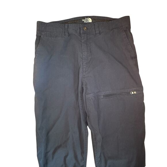 Men 30 TNF The North Face Granite Face Navy Blue Pants Climbing Hike Stretchy - Picture 2 of 5